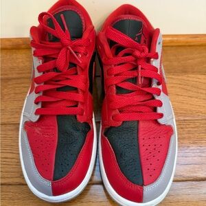 Nike Air Jordan 1 Low SE Split Gym Red Cement Grey DR0502-600